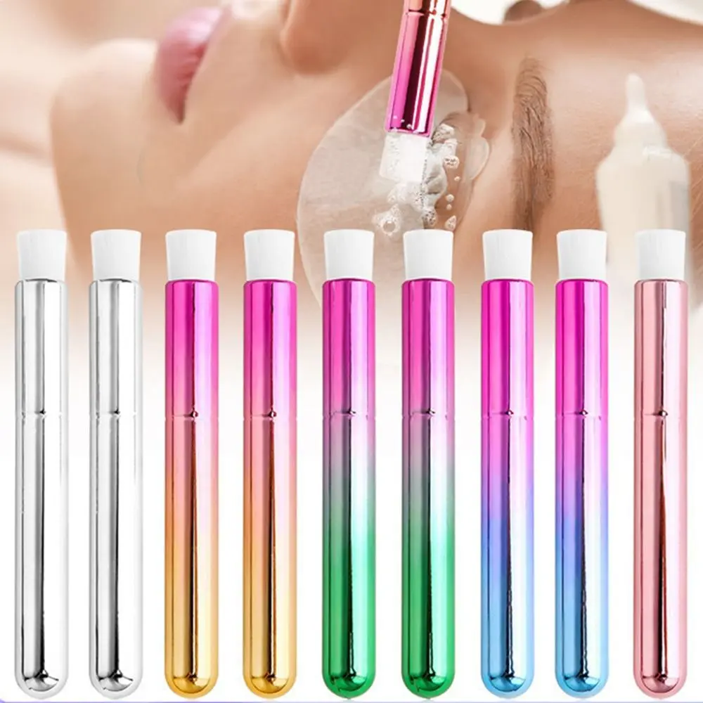 Escova de espuma gradiente multi-cor ferramentas de maquiagem limpa cílios postiços escova macia remover cravos cílios escova