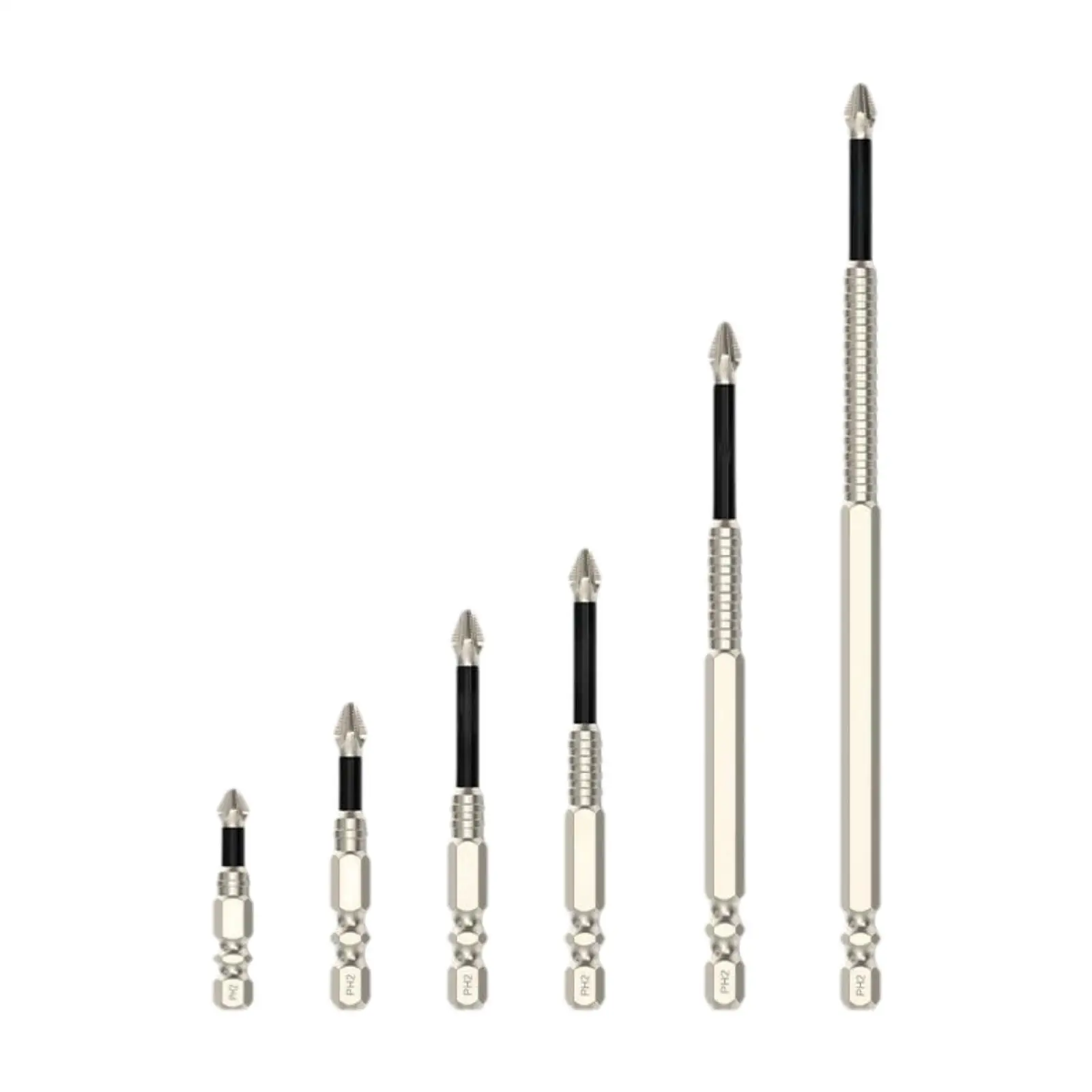 

6Pcs Screwdriver Drill Accessories Insert Bits for Furniture Assembly Impact Drivers Automotive Maintenance Mechanical Repairs