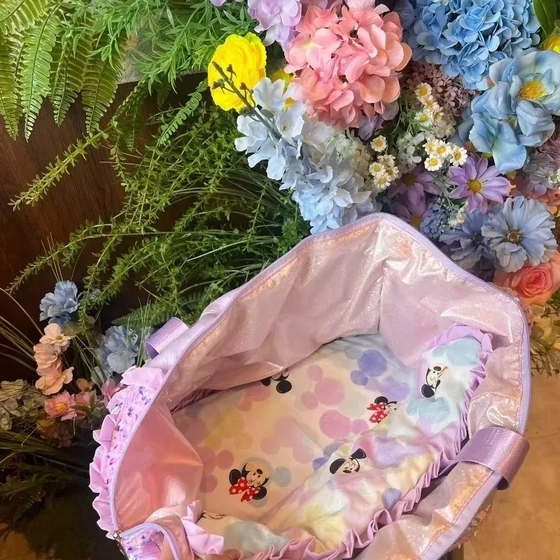 FurStarPet Carrier Backpack Lightweight Purple For Small Dogs Cats Travel Outing Pet Mother Baby Bag Sweet Dog Handbag Pet Carri