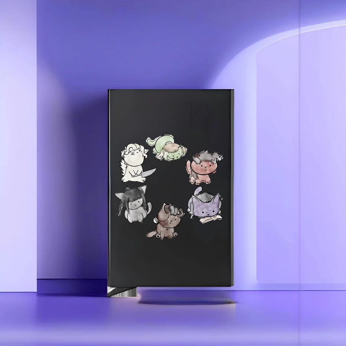 

Baldurs Gate 3 Watercolor s 2026 New Style Fashion Printed Card Case Various Color Options Easy to Use Compact for Daily Needs