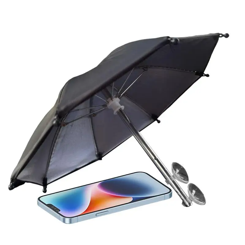 Cell Phone Umbrella Sun Shade Car Navigation Shade Visor For Phone Car Navigation Shade Visor Outdoor Anti-Glare Cell Cute