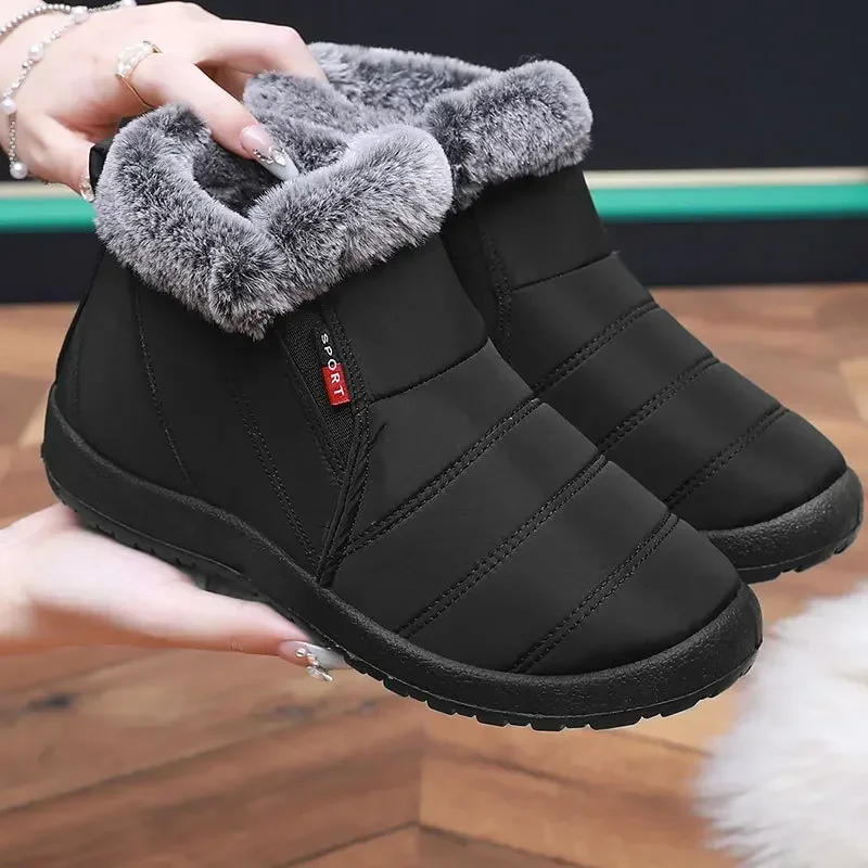 

Snow Women's Boots 2025 Trend Shoes Women Slip On Women Shoes Casual Ankle Boots Platform New Botas Mujer Boots For Women