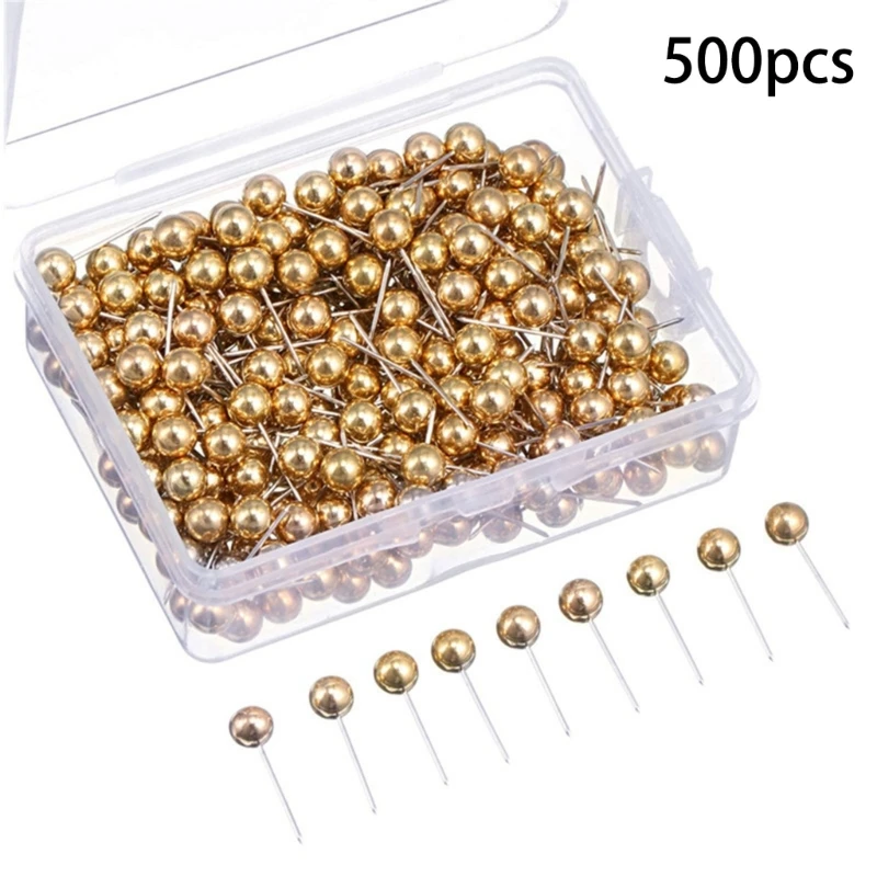 Ball-shape Pushpin Map Pin for Bulletin Board Photo Wall, Sewing Pin