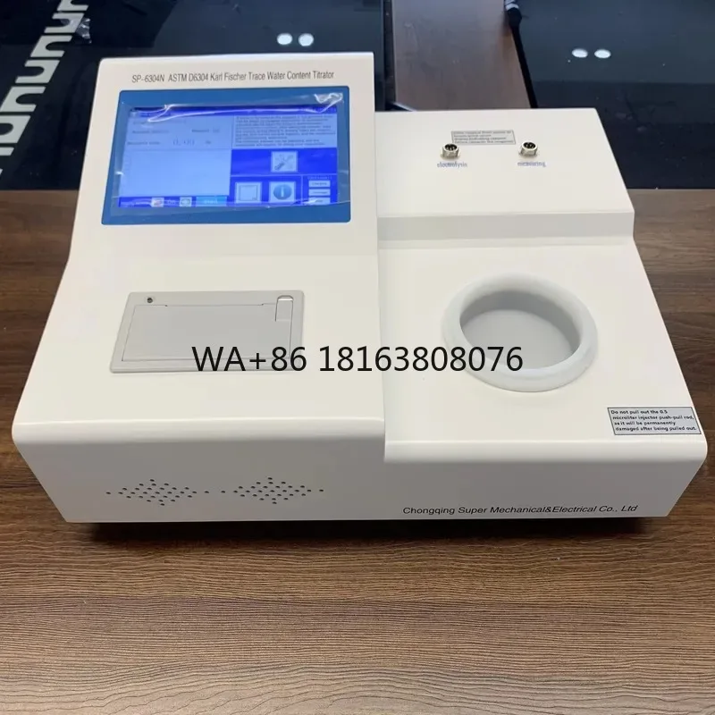 Coulometric Karl-Fischer Titration Tester Trace Water Content Titrator ASTM D1533  D6304 D4928  D1744