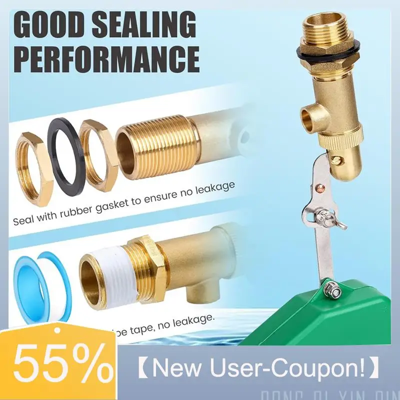 

A81M Новый поплавковый клапан 1/2 дюйма, автоматический поплавковый шаровой клапан контроля уровня воды с регулируемым рычагом