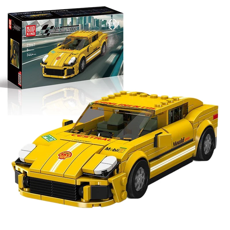 

MOULD KING 27067 Car Model 344pcs Building Block Set Mini Luxury Car Series MOC Bricks Desktop Decoration Kids DIY Toys Gift