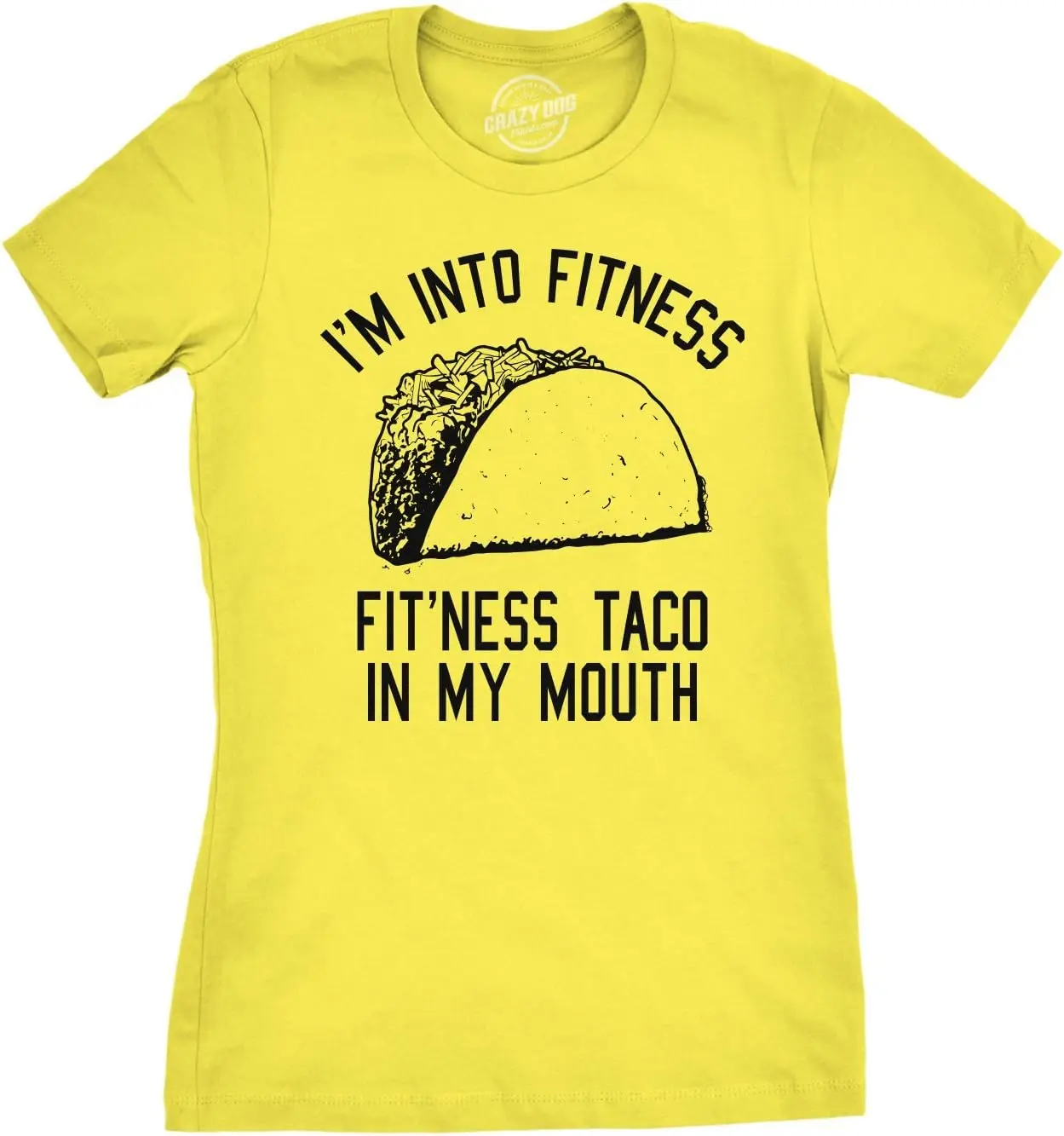 

Womens Fitness Taco Funny Gym T Shirt Cool Humor Graphic Muscle Tee for Ladies