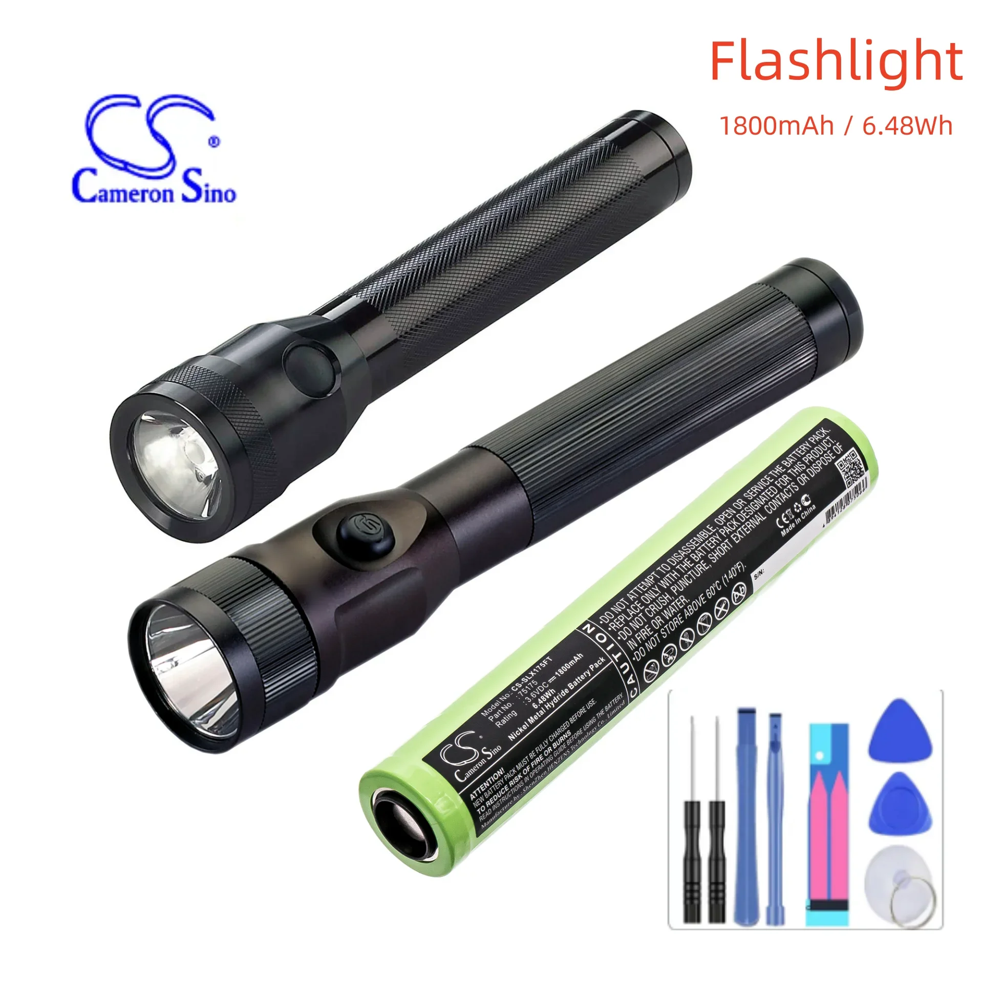 Battery For Streamlight 75175 75375 Except UltraStinger PolyStinger LED HAZ-LO HP Stinger XT Stinger XT HP