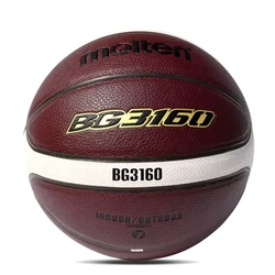 Bolas de basquete padrão fundido para homens e mulheres, bolas de treinamento de partidas, externas e internas, tamanho 7, BG3160