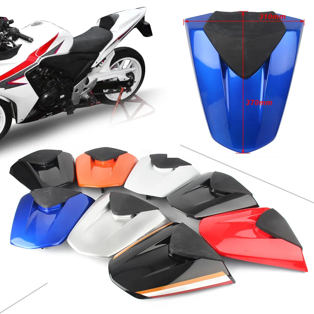 Motorcycle Rear Pillion Passenger Cowl Seat Back Cover Fairing Protection For Honda CBR500R CBR 500R 2013 2014 2015