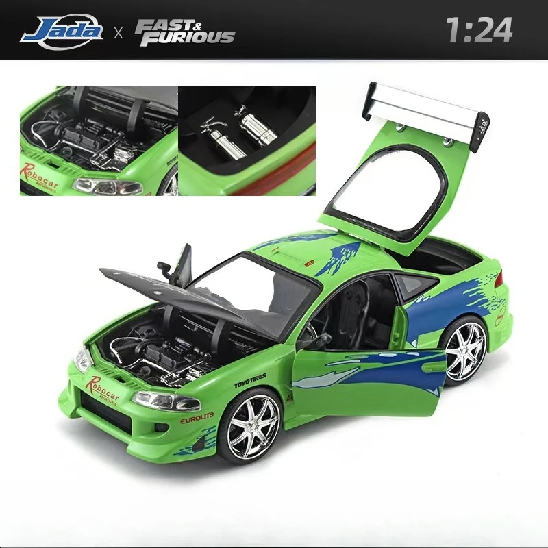 JADA Fast & Furious Alloy Car Model,Brian's Mitsubishi Eclipse, 1