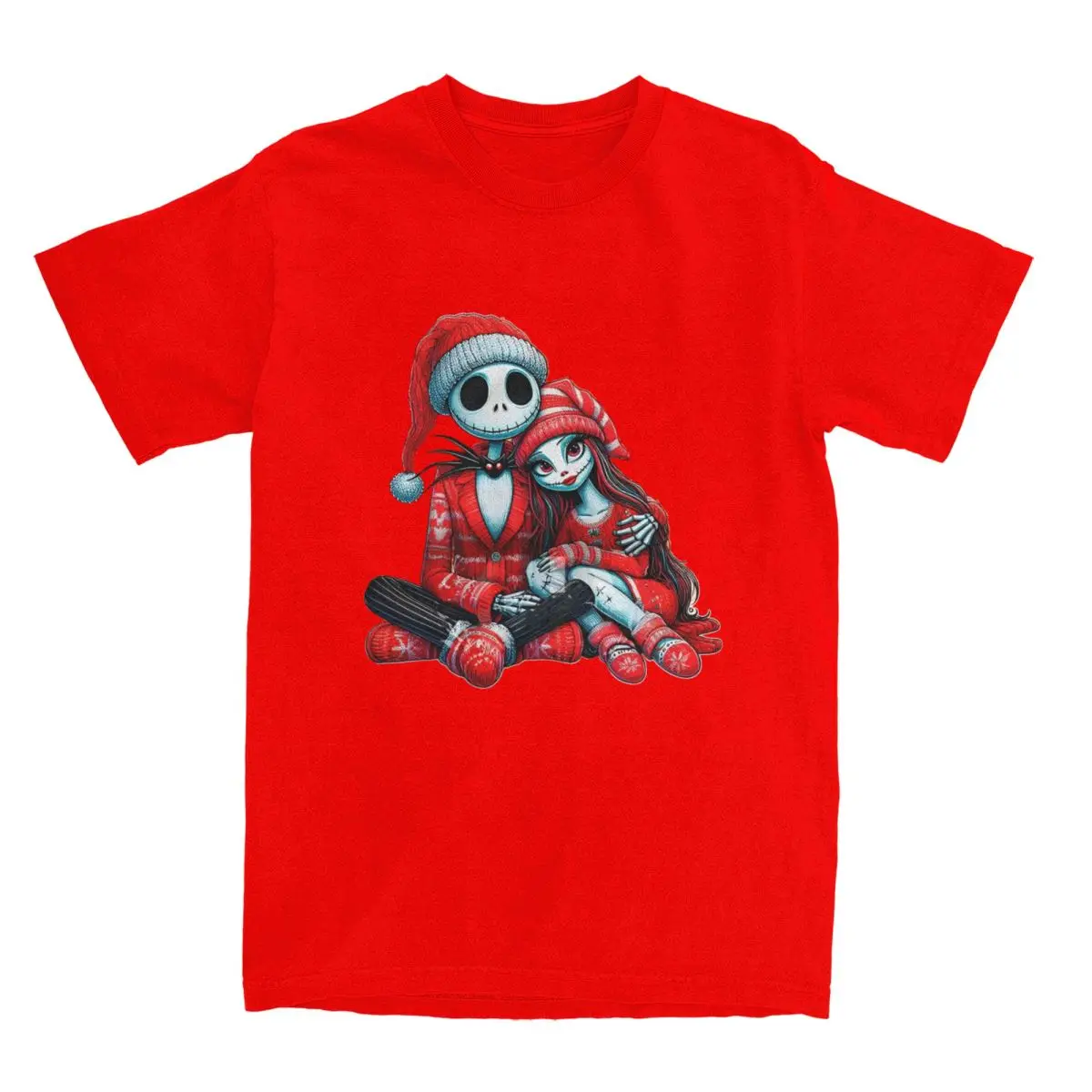 

Mens T-Shirt The Nightmare Before Christmas T Shirts Trending Summer Tees Y2K Funny Pattern 100 Cotton Tops Gift Idea