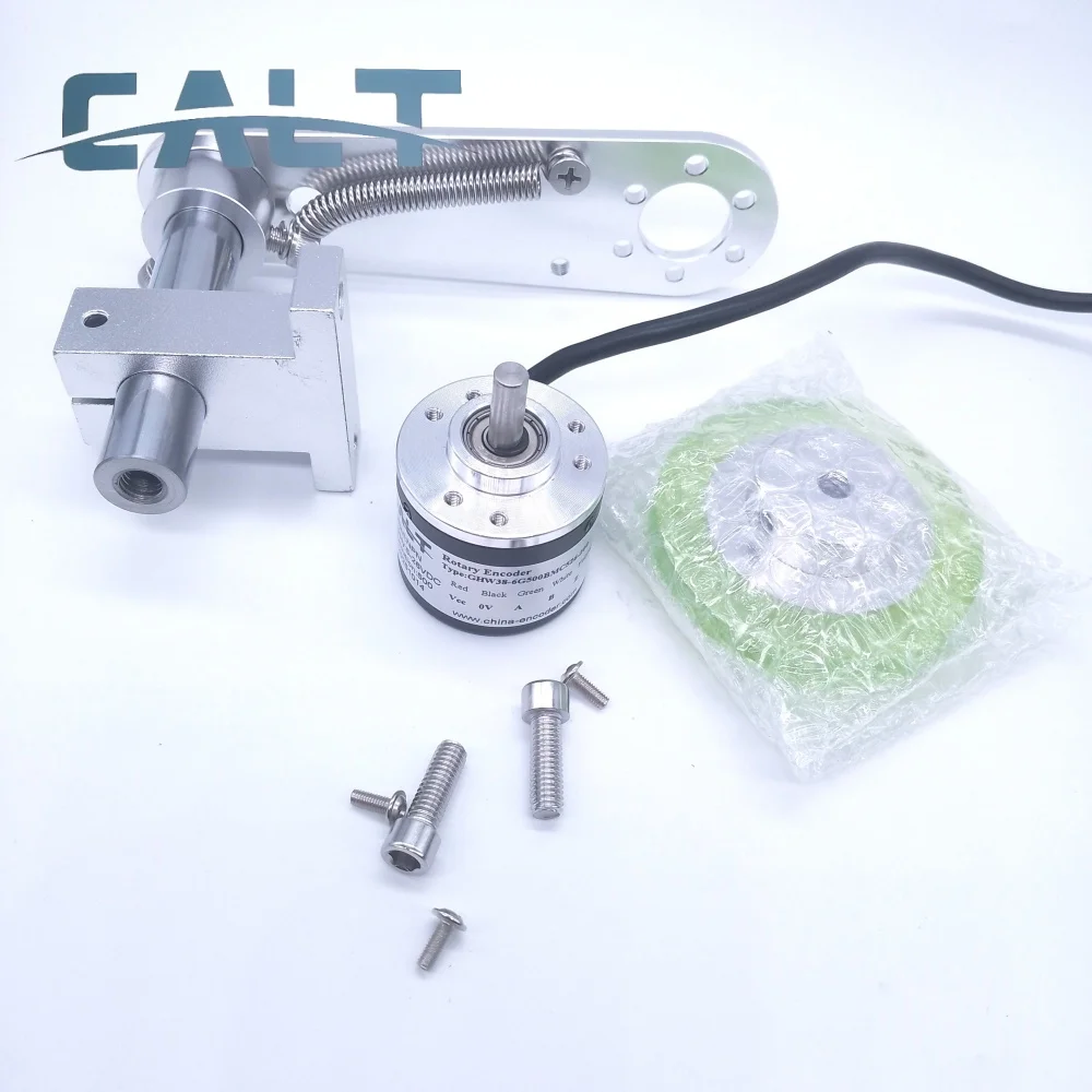 

CALT GHW38-6G500BMC526-200 Колесо энкодера 200 мм с монтажным кронштейном для конвейерной ленты NPN Выход 5-26 В