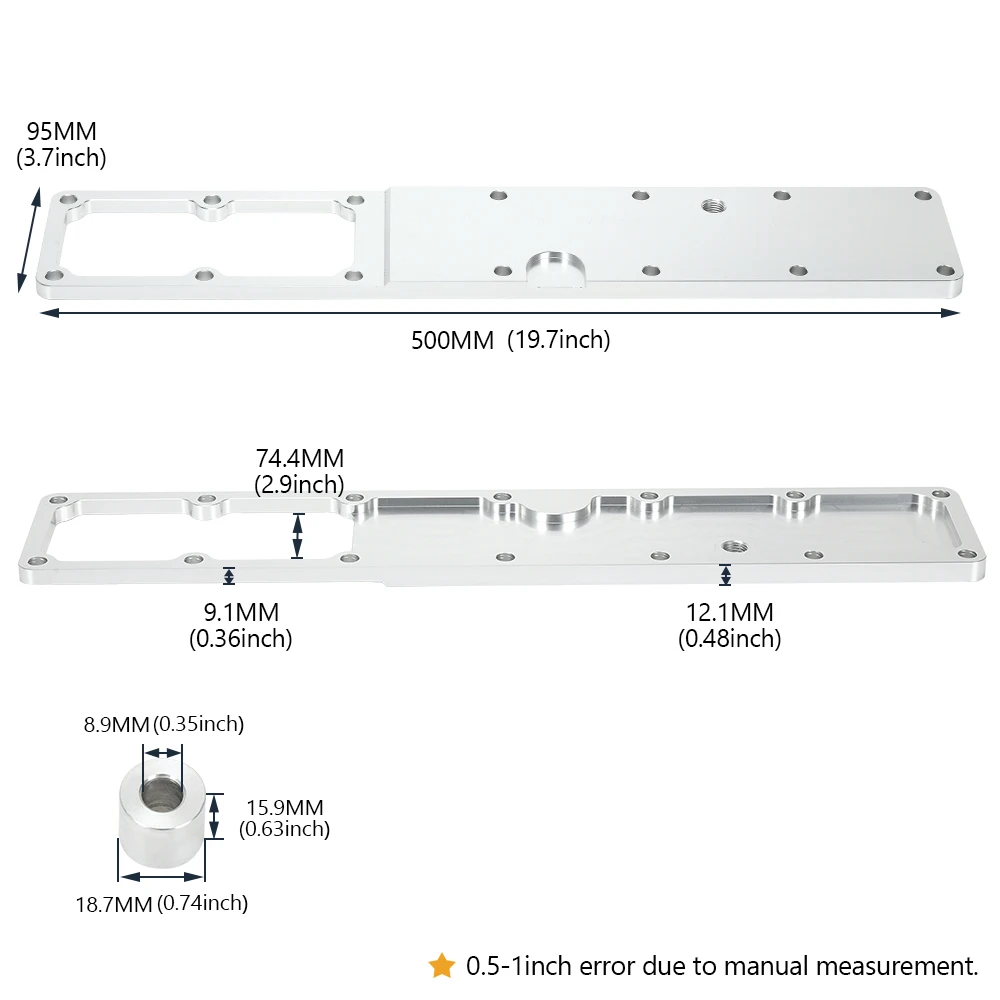 Aluminum Grid Heater Delete Plate W/ Gaskets For 2007.5-2018 Dodge Ram Cummins 6.7L