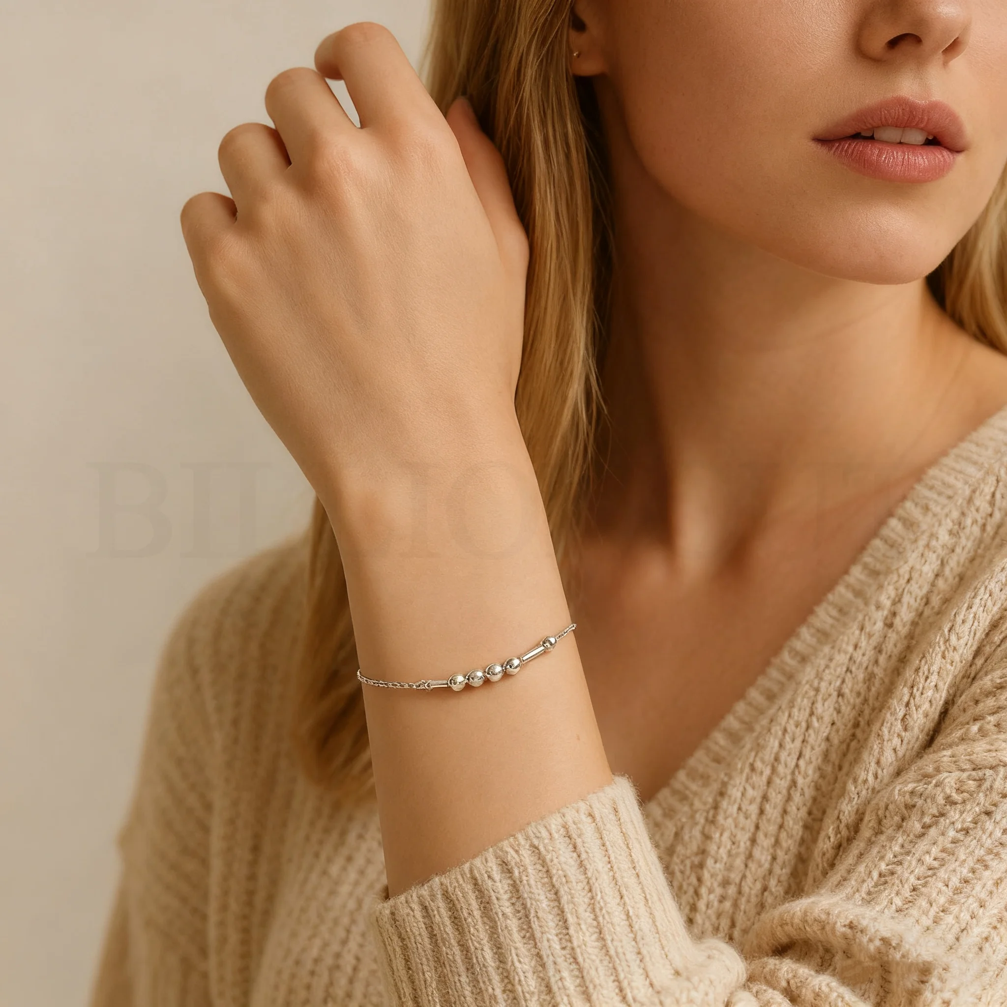 

316L Stainless Steel Personalized Bracelet A-Z Alphabet Morse Code Custom Design Hypoallergenic & Tarnish Resistant Mystery Gift