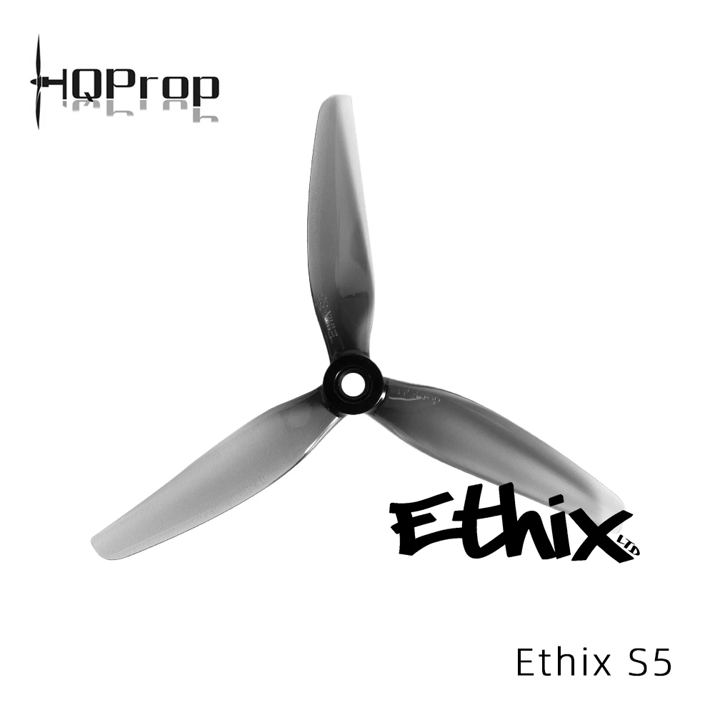 20PCS/10Pairs HQProp Ethix S5 Light Grey 5X4X3 CW CCW 5inch 3blade propeller For Brushless Motor FPV RC Racing Drone Spare Parts