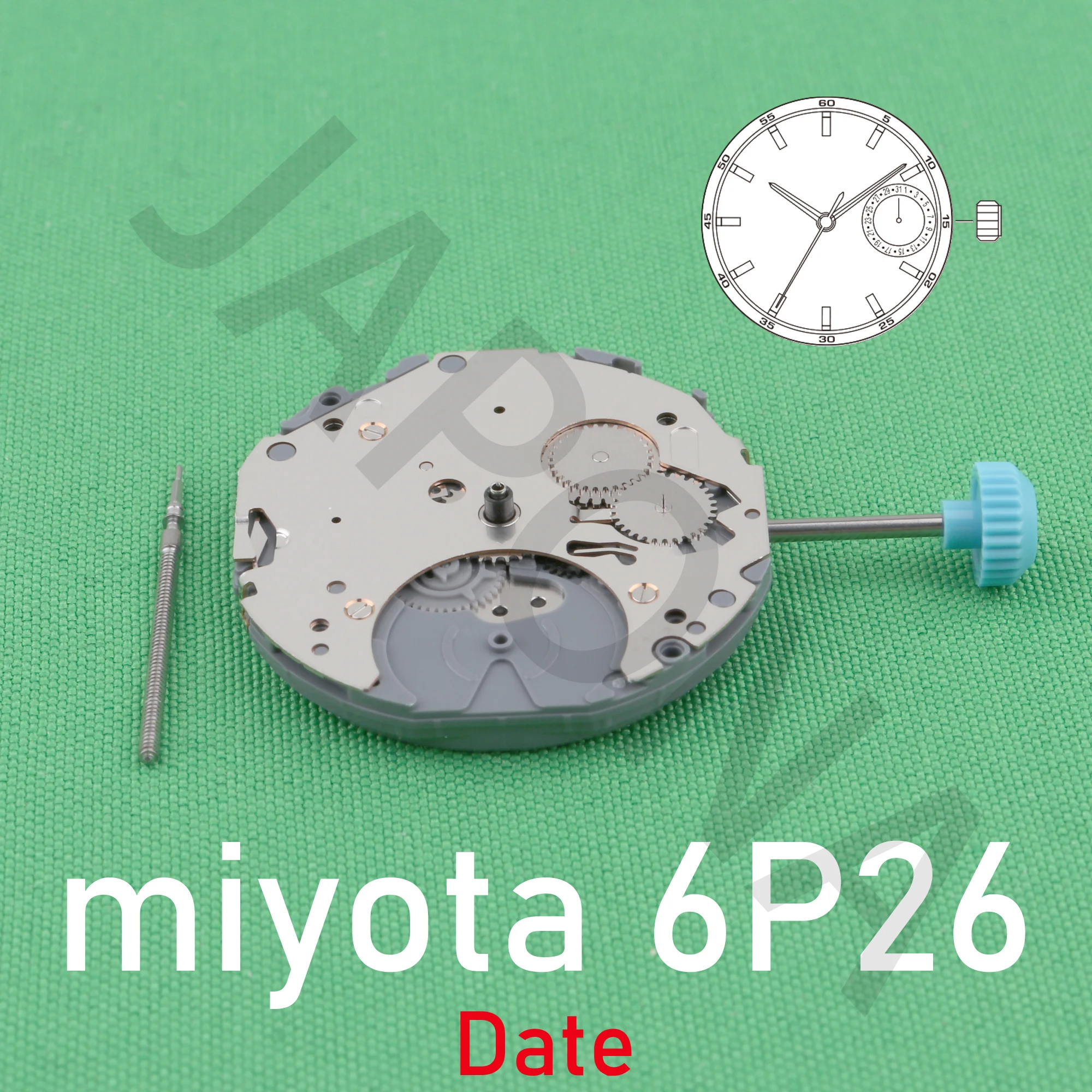 6P26 movement miyota 6P26 movement japan movement Date