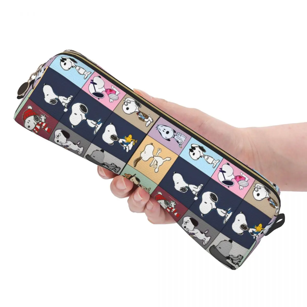 Snoopy Tour Etui Leuke Cartoon Penhouder Tas Student Grote Capaciteit Schoolbenodigdheden Rits Pennenbakje
