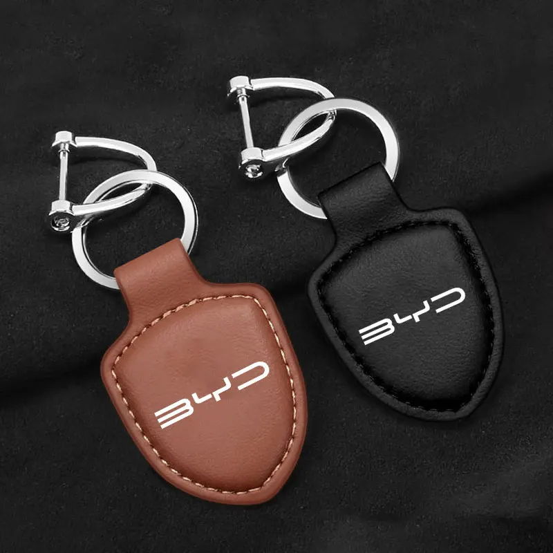 Car smart key case cover key wallet keychain ring shield Pendant bag For BYD M6 G3 G5 T3 F3 F0 S6 S7 E5 E6 tang yuan atto song