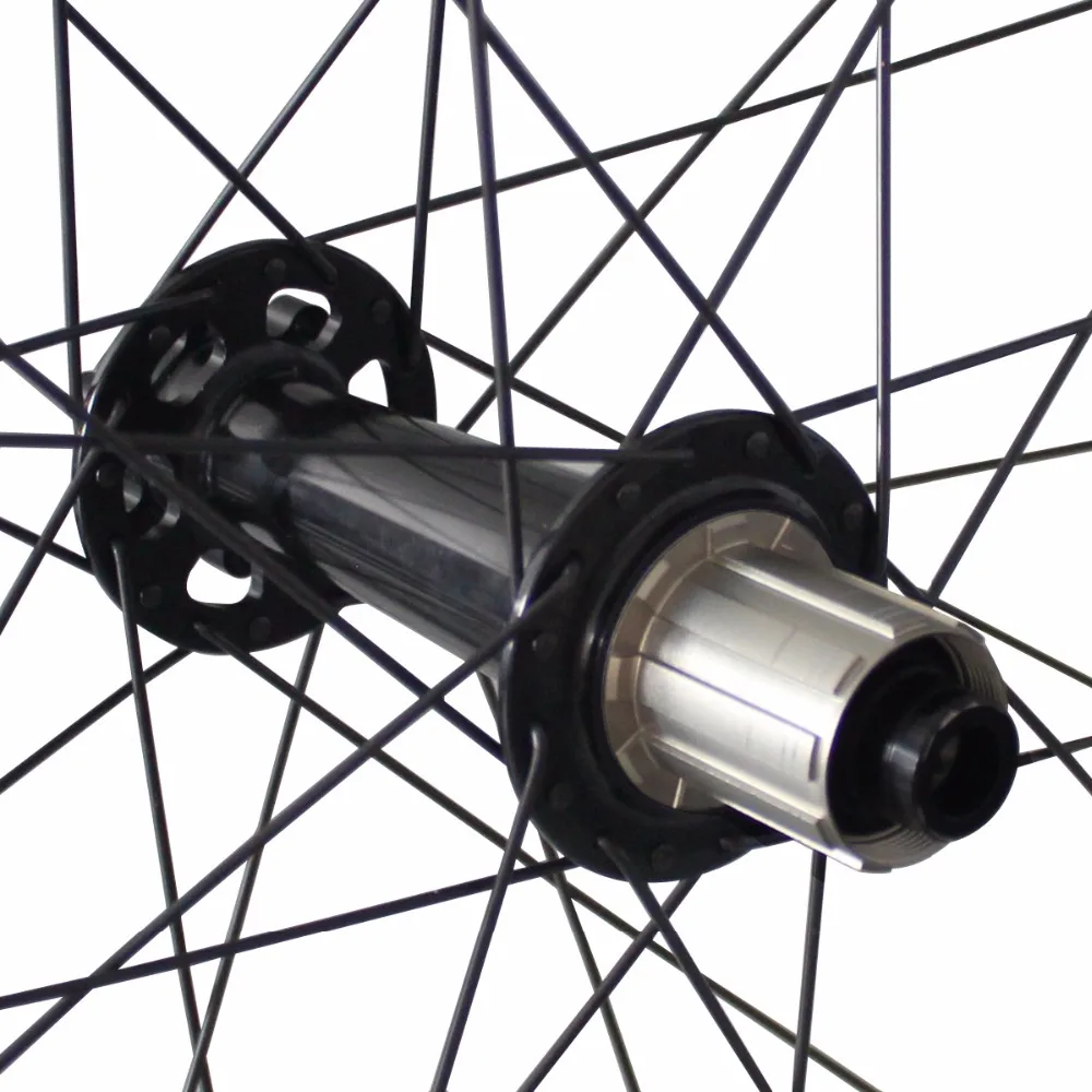 700C Aero 5-Spoke Carbon Fiber Wheelset, lightweight streamline carbon rim, high-speed durable wheel parts for professional road