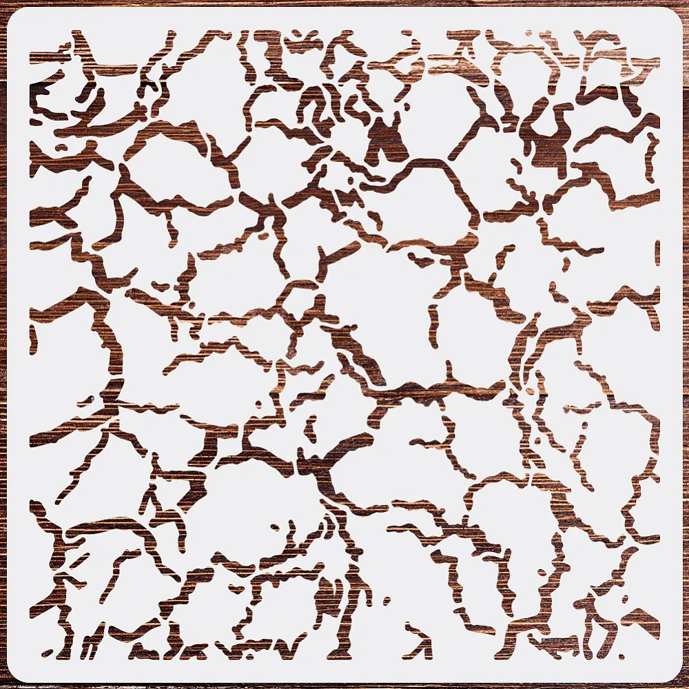 PET-Schablonen zum Ausstechen und Malen für DIY-Scrapbook-Fotoalben, gemischte Formen, 300 x 300 mm