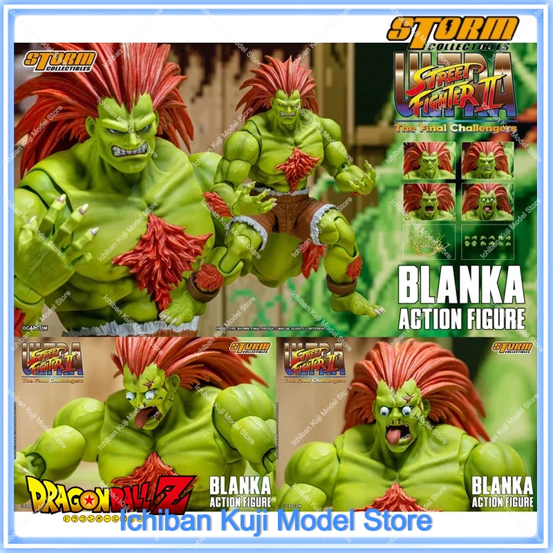 100%Original Storm Toys 1/12 Ultra Street Fighter II The Final Challengers Blanka Action Movie Figure Toys Collectible Model