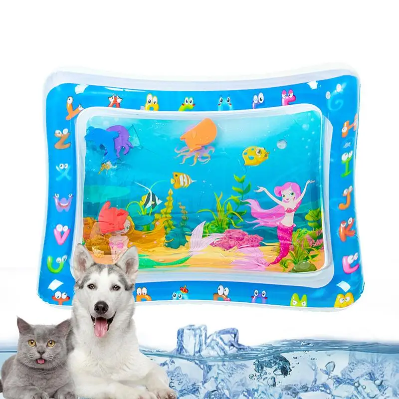 Creative Baby Water Mat For Pets Cat Dog Water Play Mat Infant Toddler Inflatable Patted Pad Baby Children Preschool Toys