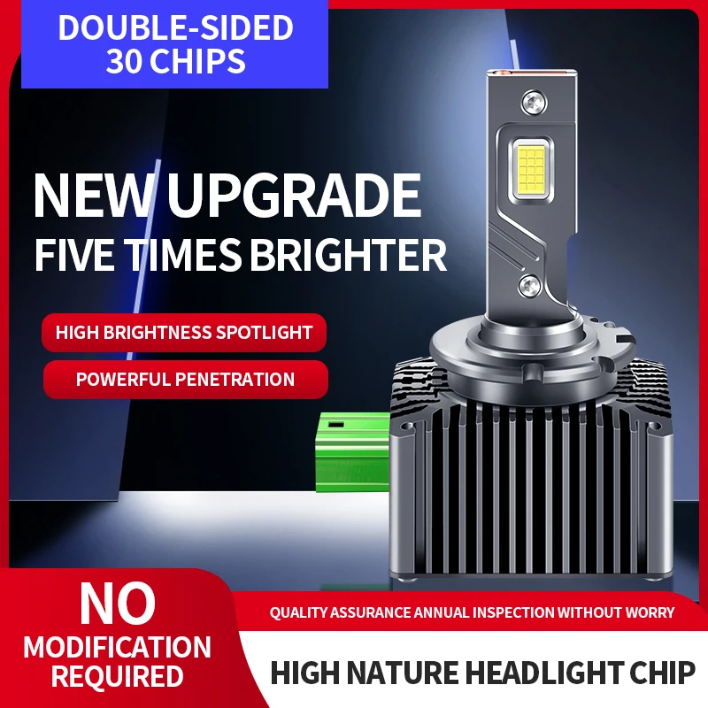 

DPGKITS 2pcs 6000K 40000LM 400W Double Copper High Brightness LED Headlights F6S D3S For Car Accessories Dropshipping Wholesale