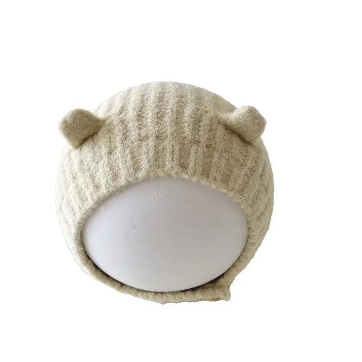 2024 New Baby Boys Girls Hat Knitted Cartoon Cute Color Autumn Winter Caps Newborn Baby Hats