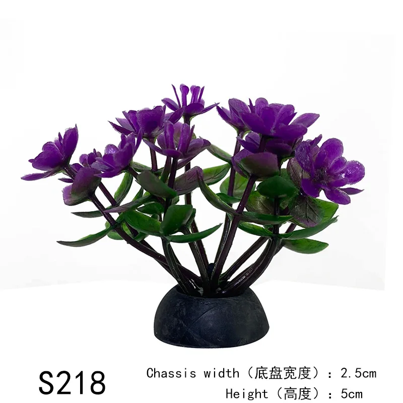 Artificial Aquarium Decor Plants Water Weeds Ornament Plastic Aquatic Plant Fish Tank Decorate Accessories Aquarium Accesories