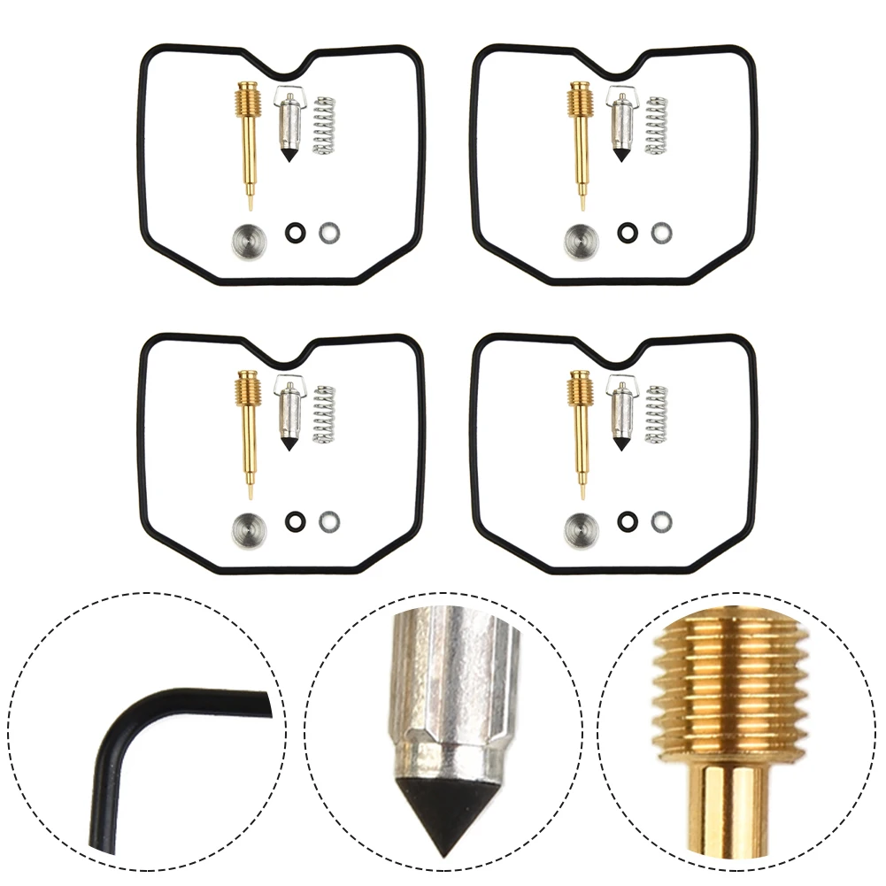 

4 Carb Carburettor Repair Kits For Suzuki GSF600 95-04 GSF650 Bandit 2005-2006 Metal Accessories For Vehicles