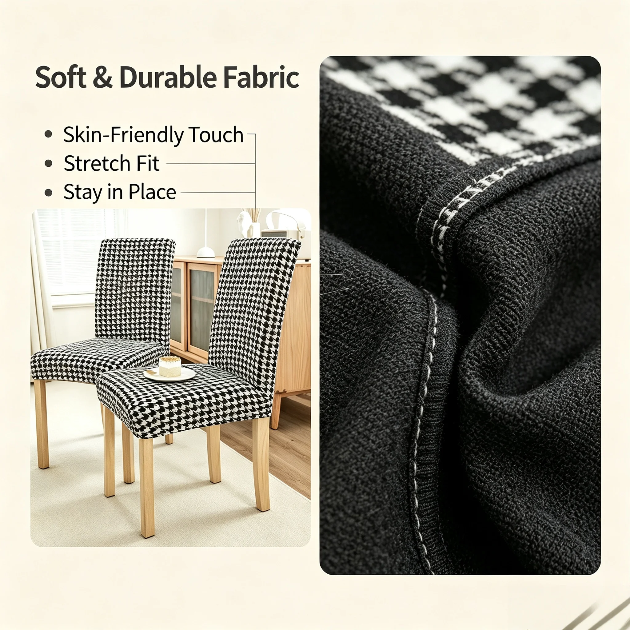 1pc Printed Chair Cover New Season Universal Elastic Chair Cover, Backrest Integrated All Inclusive Home Protection Cover