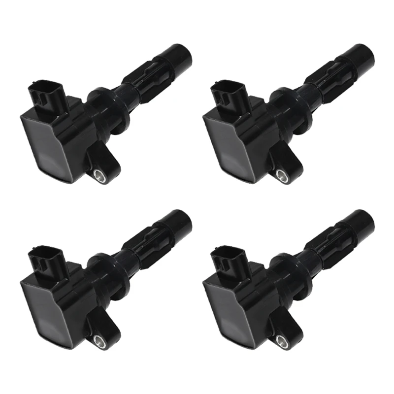 4 PCS Ignition Coil Black ABS For Mazda 5 2.0 2005-2010 3 BK BL CX-7 MX-5 Tribute 2.3 2004-2008 LF2L18100A LF2L18100 0997001463