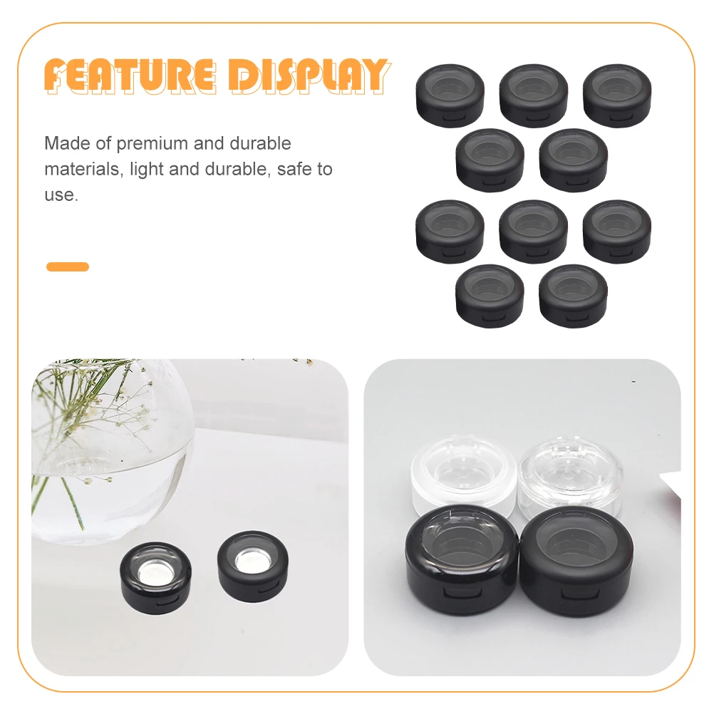 

Empty Eyeshadow Boxes Compact Storage Cases Travel Lightweight Replacement Containers Durable Packaging For Girls