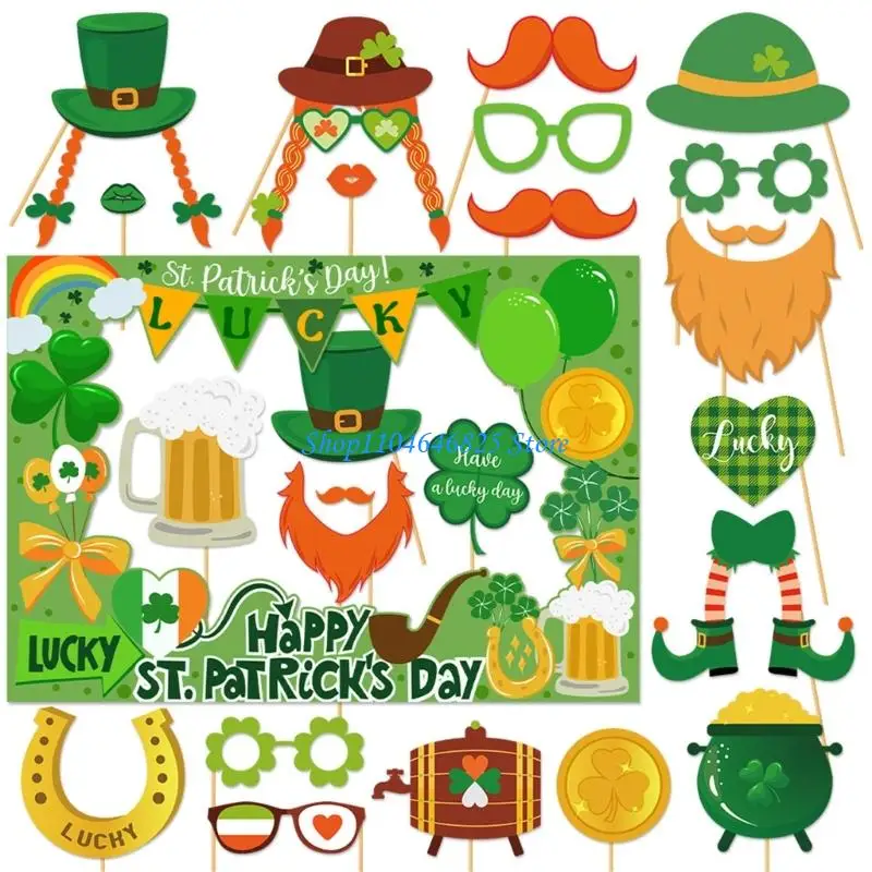 

Creative Patricks Day Funny Photo Frame Props for Party Fun and Decorations