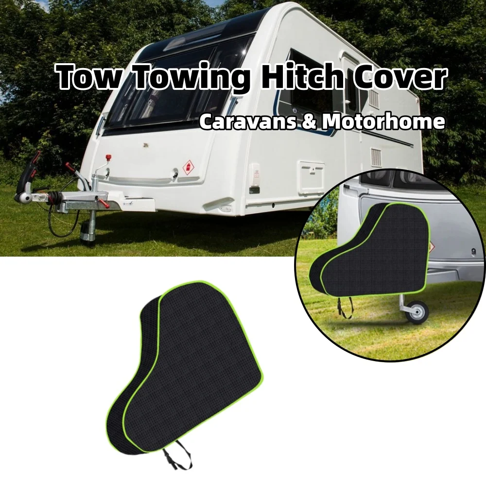 1PCS RV Tow Towing Hitch Cover Night-Light Waterproof Cover RV Exterior Tow Protective Accessories For Motorhome Caravan