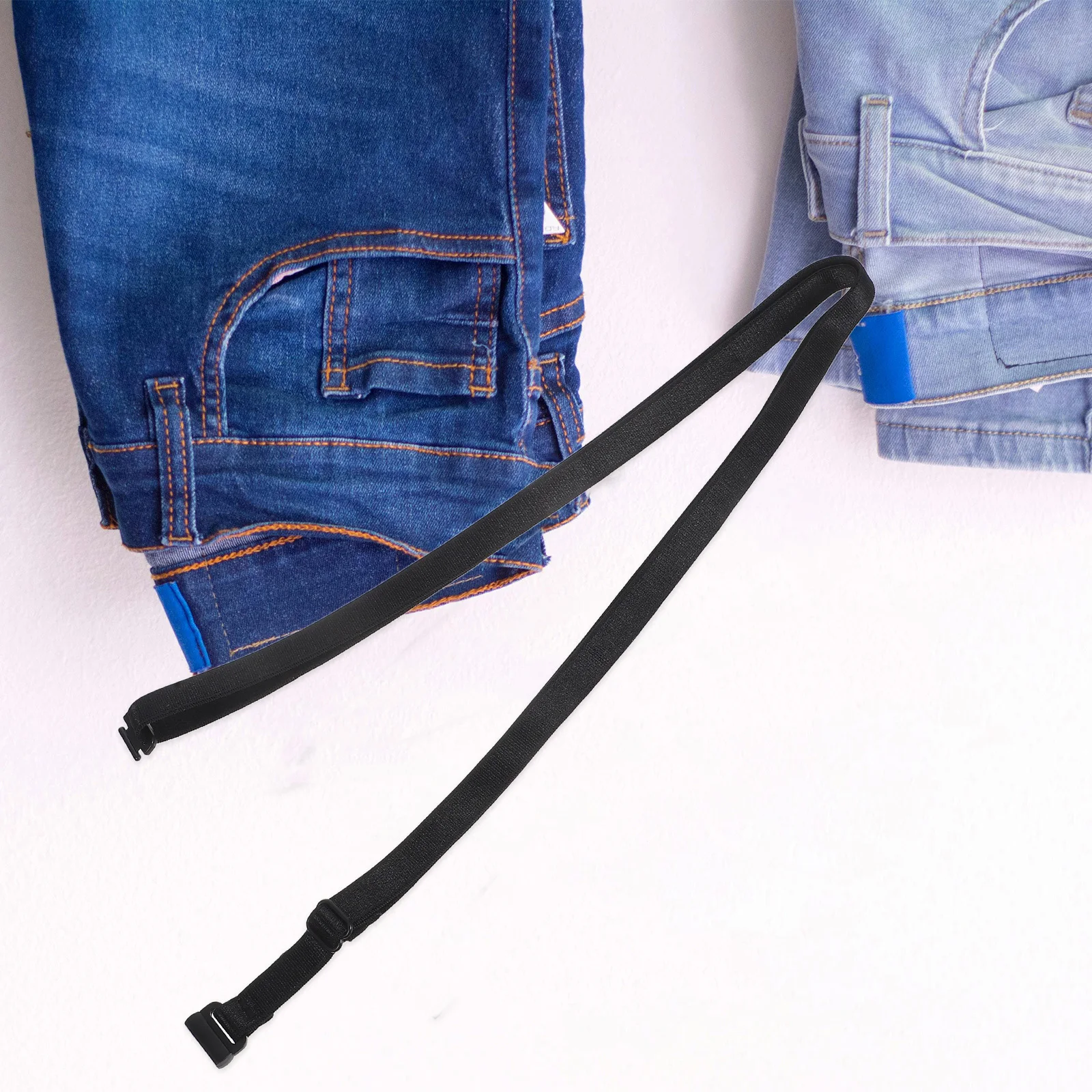 Cinturón elástico ajustable Invisible, tensor de cintura adelgazante para camisa, pantalones vaqueros, pretina de moda