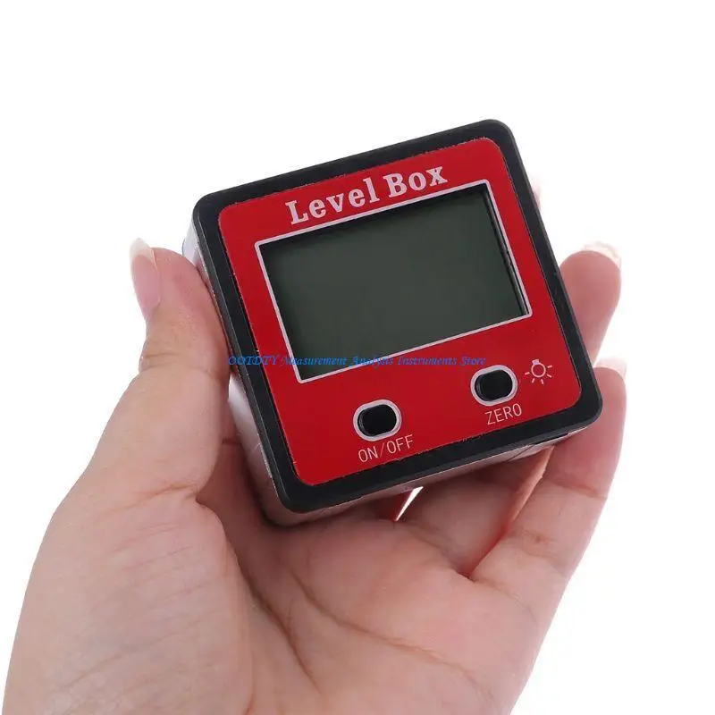 

367D Digital Inclinometer Spirit Level Protractor Gauge Meter Bevel Level Box