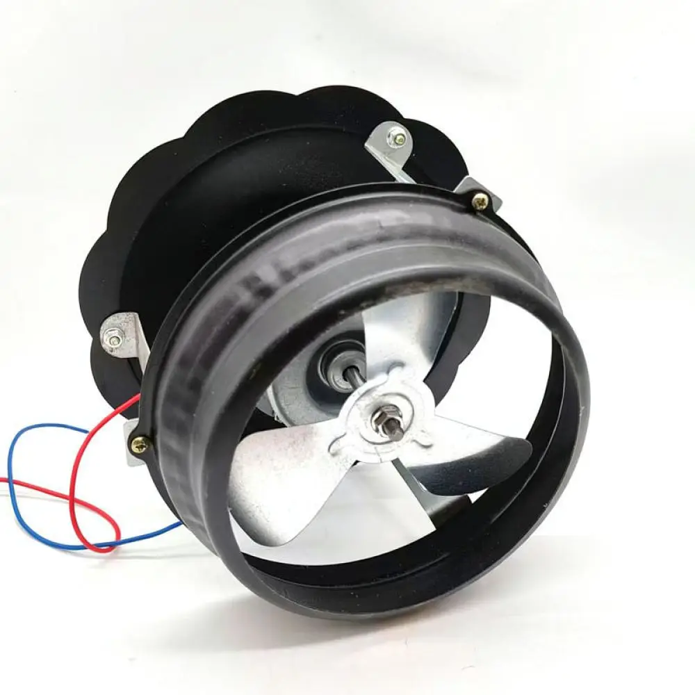 Metal Air Duct Exhaust Blower 60W Household Chimney Fan Stove Smoke Extractor Residential Ventilation System Utility