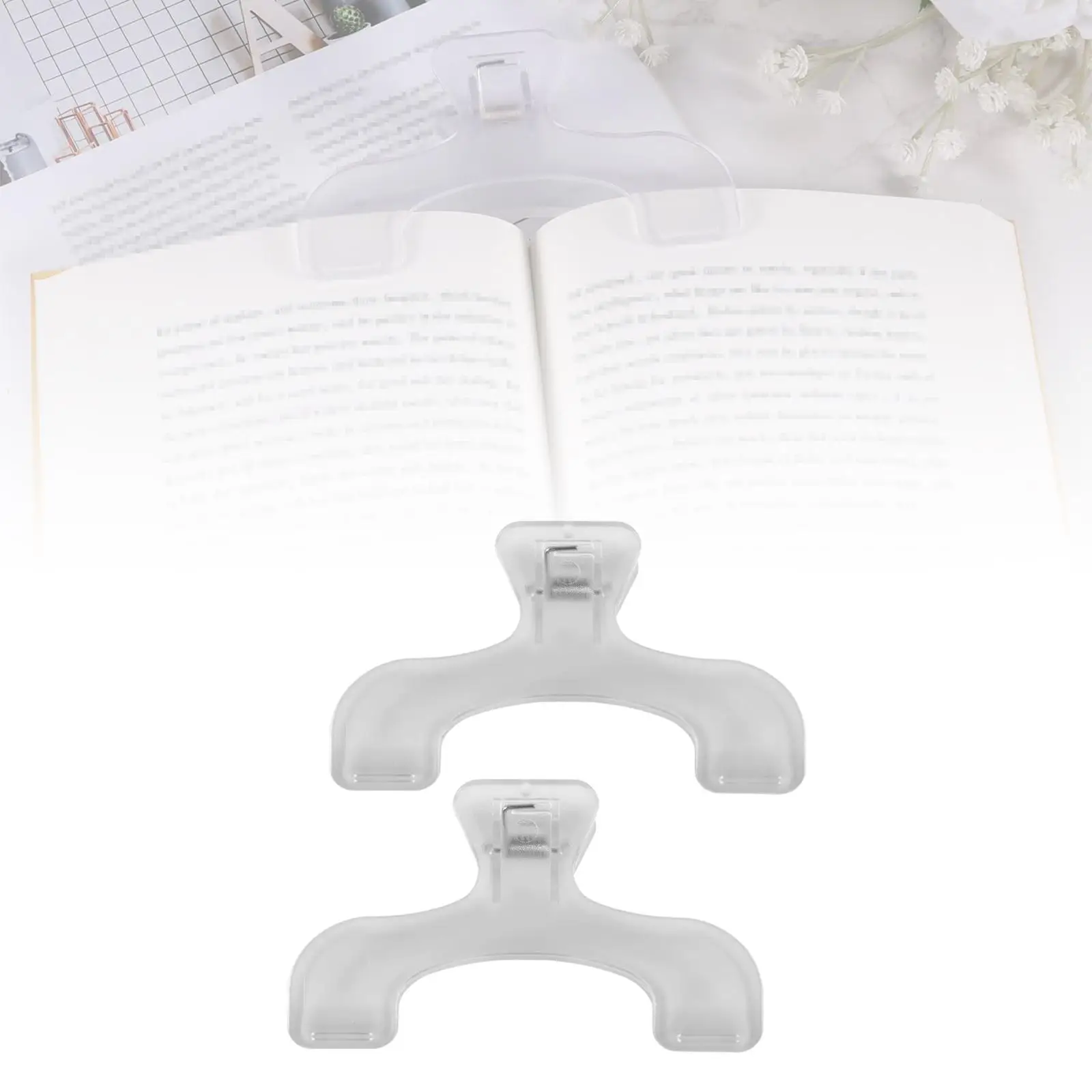 2Pcs Book Clips Bookmarks for Thick Books, Reading Book Markers, Page Holder for Manuscripts, Musical Instruments Playing