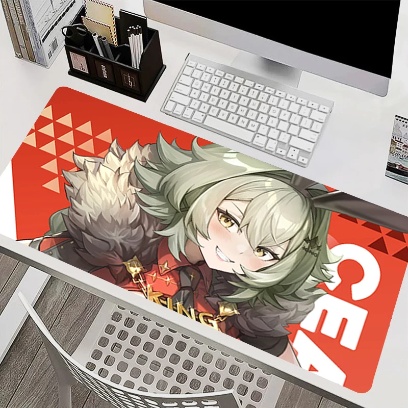Mouse Pad Zenless Zone Zero Caesar King Game Extended Desk Mat kawaii Mousepad Keyboard Mat eSports Gamer Players Speed MouseMat