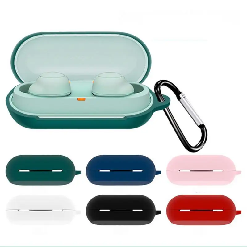 Earphone Protective Case For Sony WF-C500 Bluetooth Headset Protective Cover For Sony Silicone Earphone Case