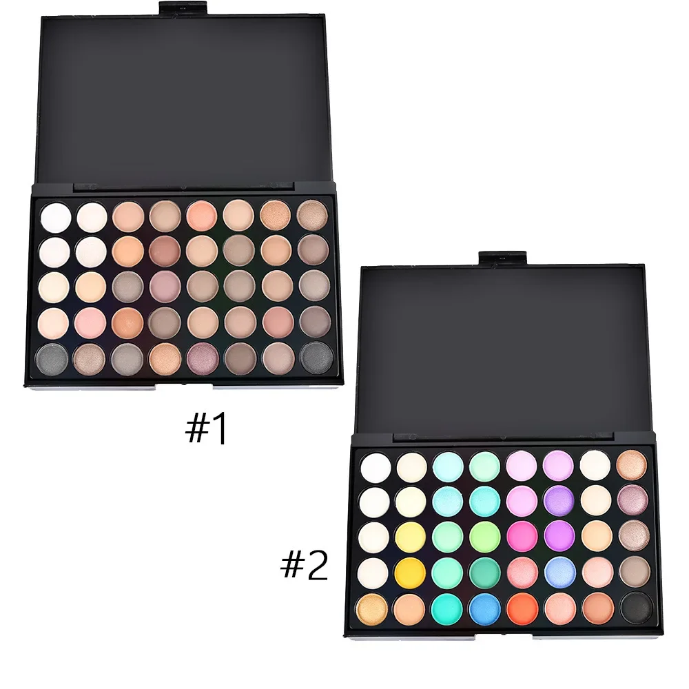 Palette d'ombres à barrage scintillantes, maquillage Popfeel le plus connu, 40 couleurs, maquillage minorganisateur, palette de fards à barrage + 10 ensembles de pinceaux, cadeaux pour femmes