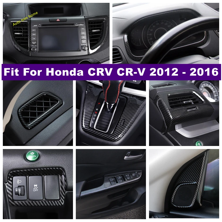 

Dashboard / Pillar A Speaker / Gear Box / Window Lift Button / Door Handle Bowl Decor Cover Trim For Honda CRV CR-V 2012 - 2016