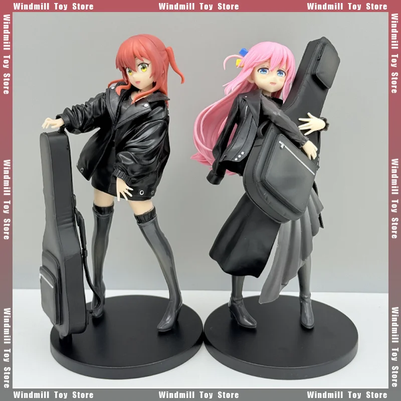 

20cm BOCCHI THE ROCK Guitar Gotoh Hitori Figures Standing Anime Model Decoration Desktop Ornament Holiday Gifts Collection Toy