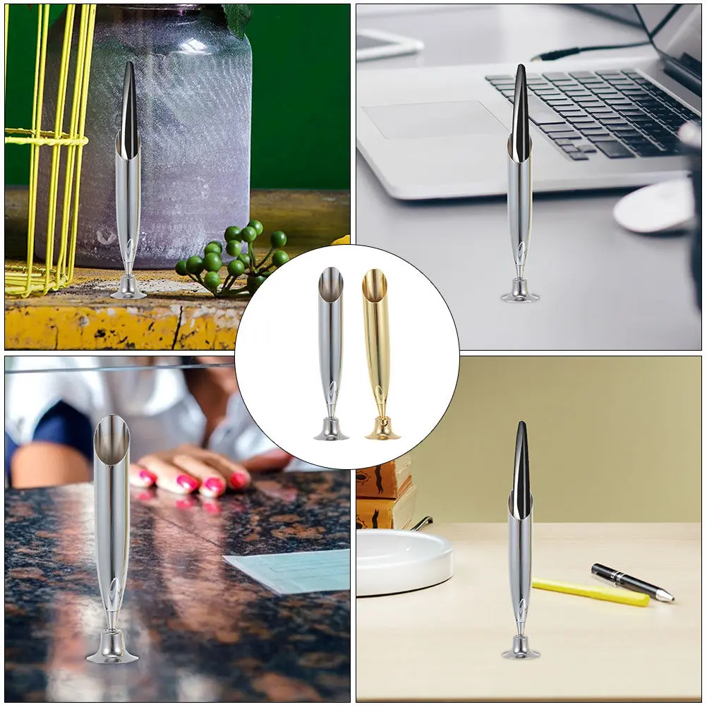 

Набор из 4 металлических подставок для ручек в ретро-стиле, тонкая работа, для перьевых ручек, чернильных ручек, карандашей, креативный органайзер для офисного стола