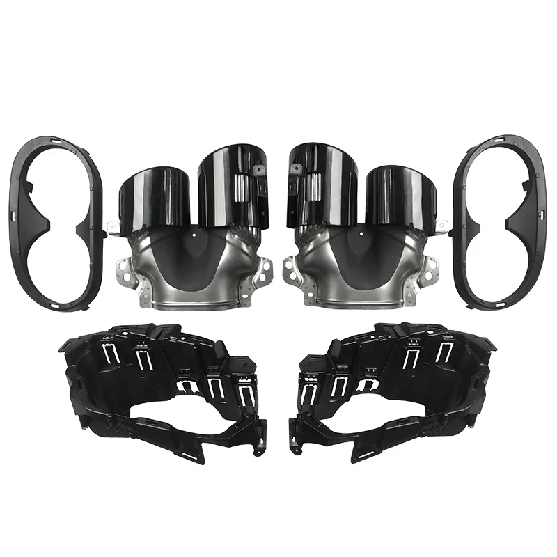 High Quality Rear Bumper 4 Outlet Exhaust Tips Muffler Pipe For GLB X247 GLB180 GLB200 GLB220 GLB250 GLB35 2020-2024