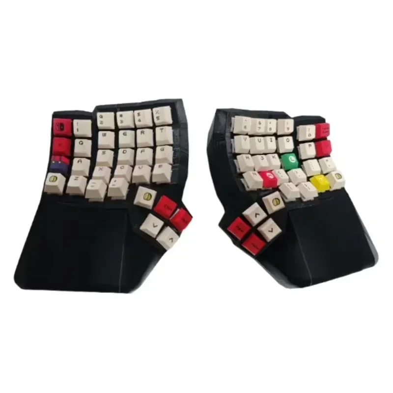 Dactyl Manuform Keyboard Thumb 5 Key Version Custom Wired Single-mode Split Keyboards Kit Hot Plug Support Vial Kinesis Keyboard