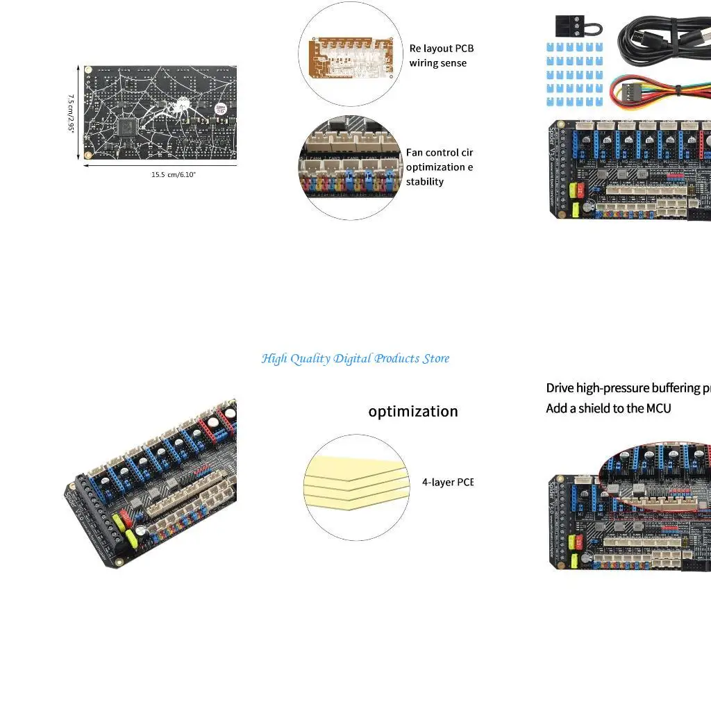 

U2JE V Motherboard for VORON 2.4/Switchwire Essential Printer Accessory
