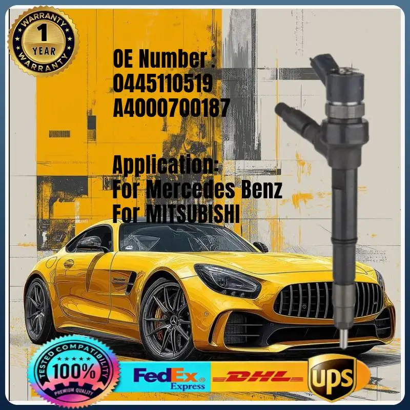

0445110519 A4000700187 Common Rail Fuel Injector for Mercedes Benz For MITSUBISHI